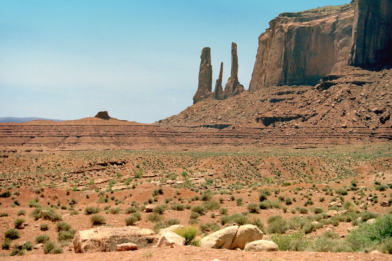 monument valley sandstone buttes free photo