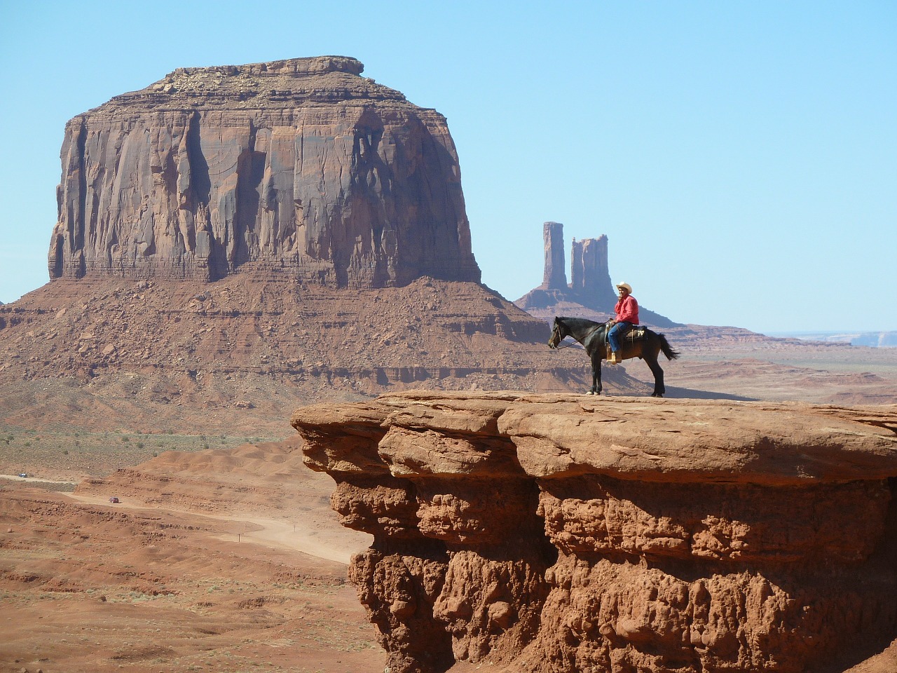 monument valley western wild west free photo