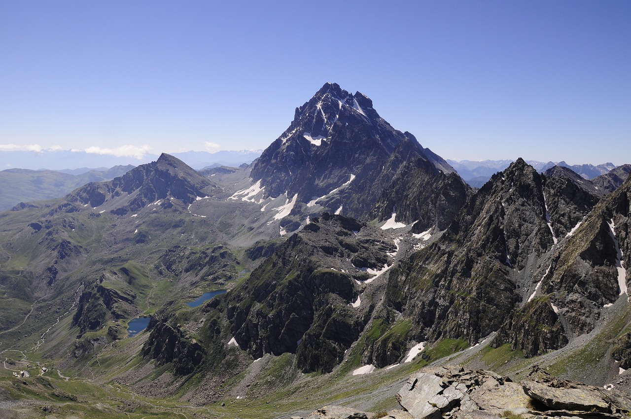 monviso mountain alps free photo