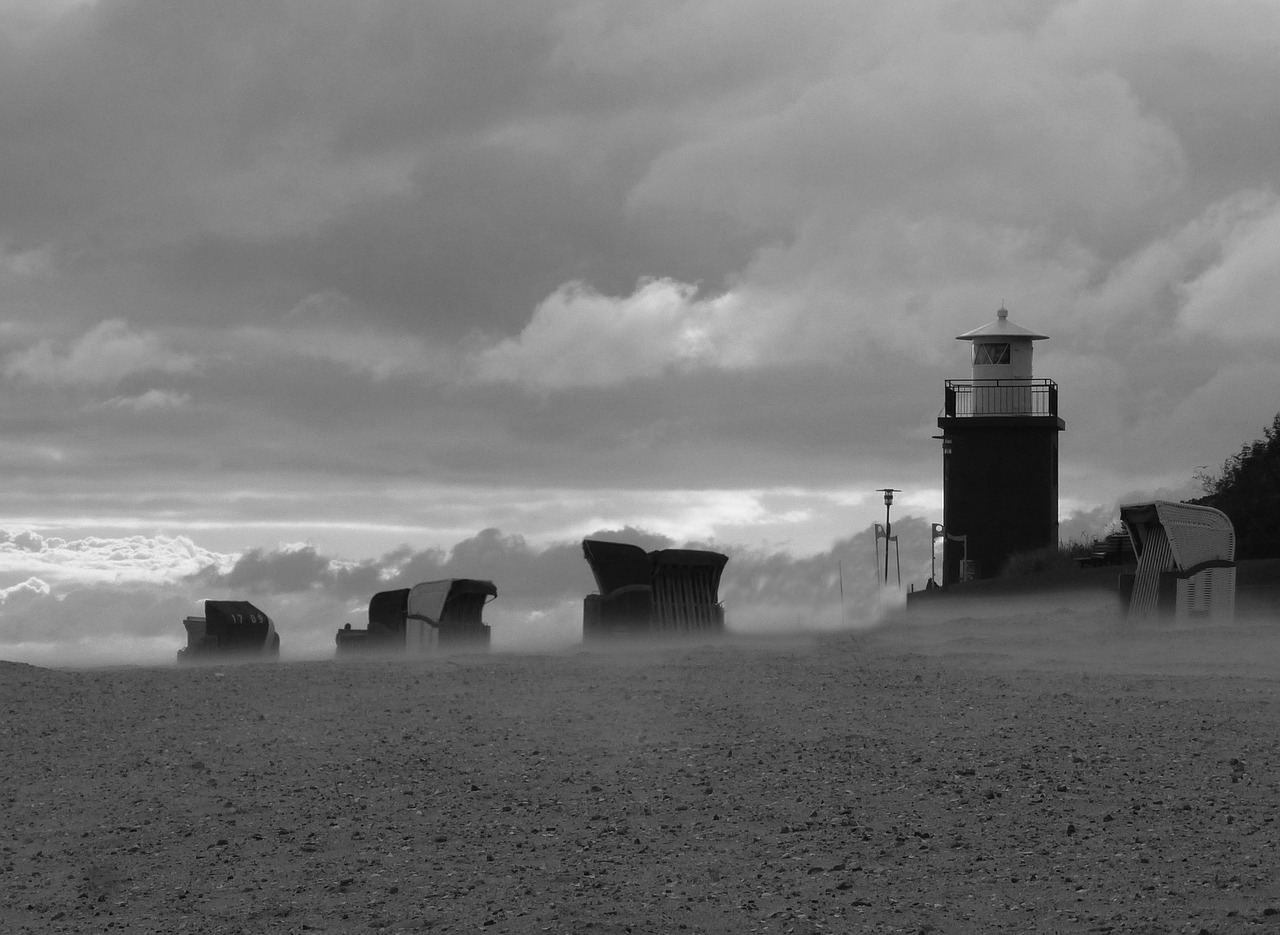 mood black and white sandstorm free photo