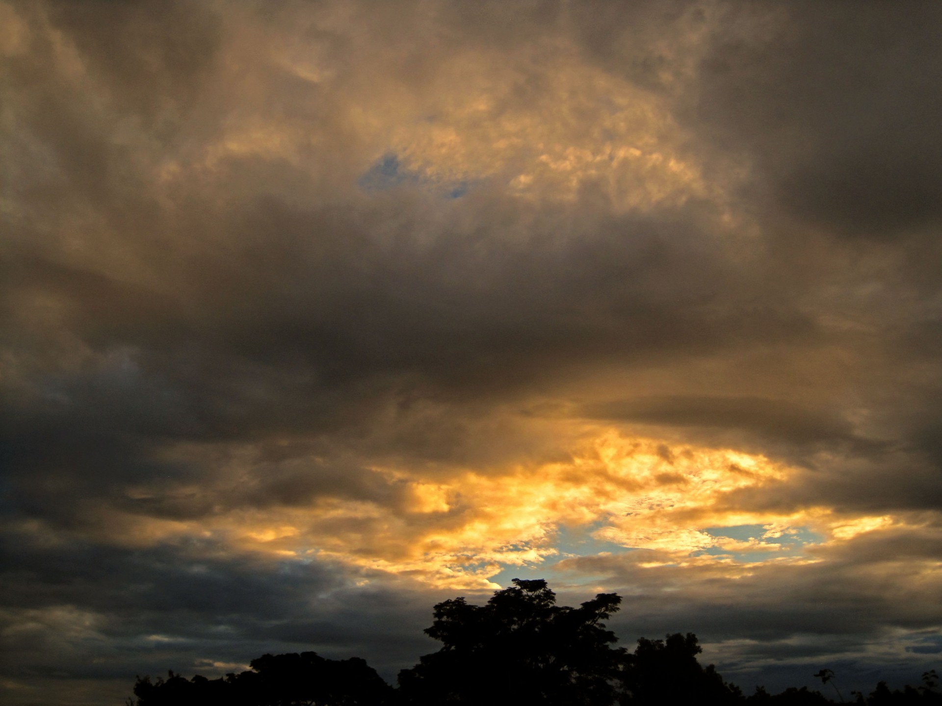 sky sunset clouds free photo