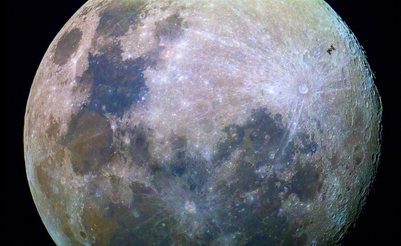 moon surface space free photo