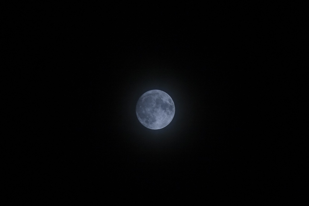 moon luna full free photo