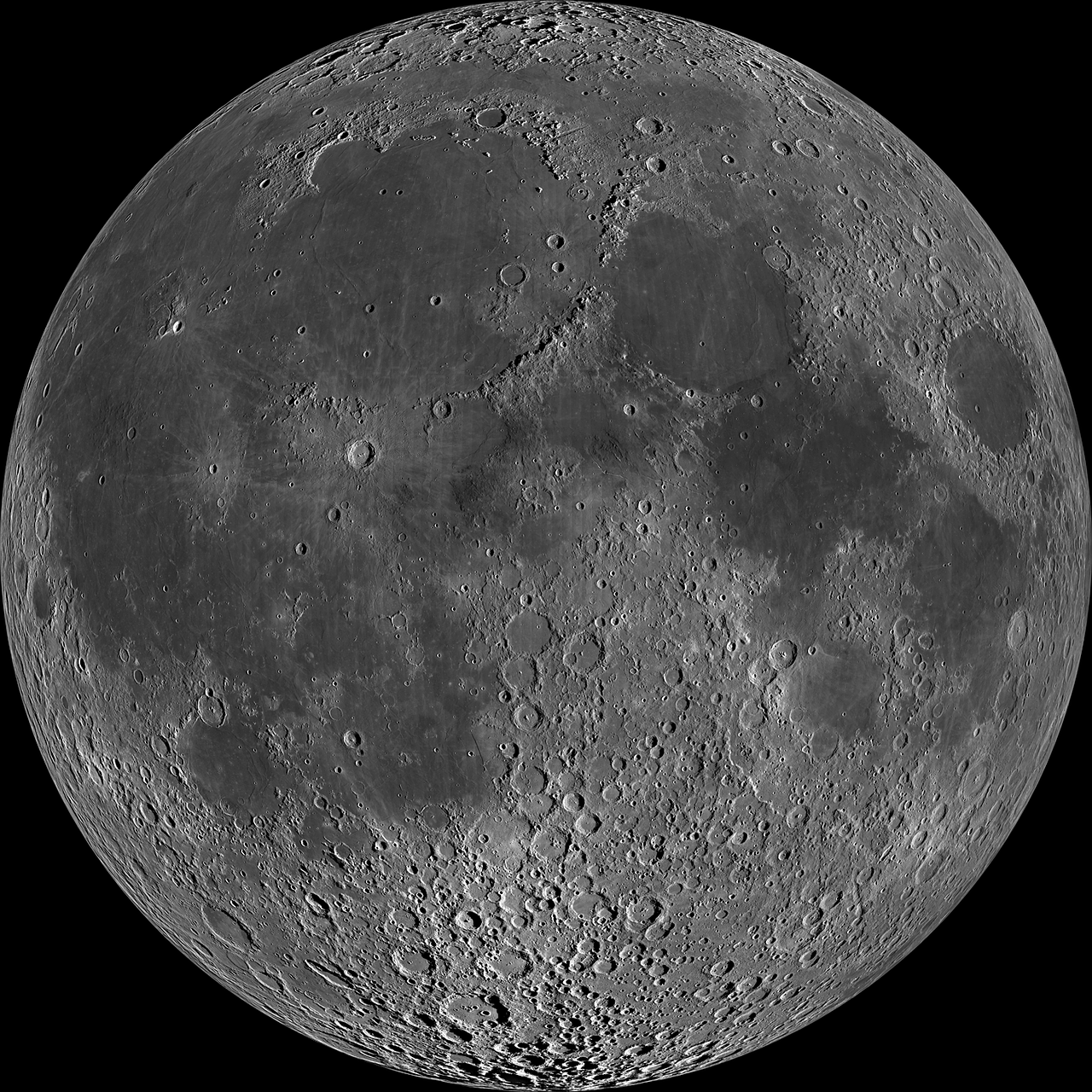 moon full moon crater free photo