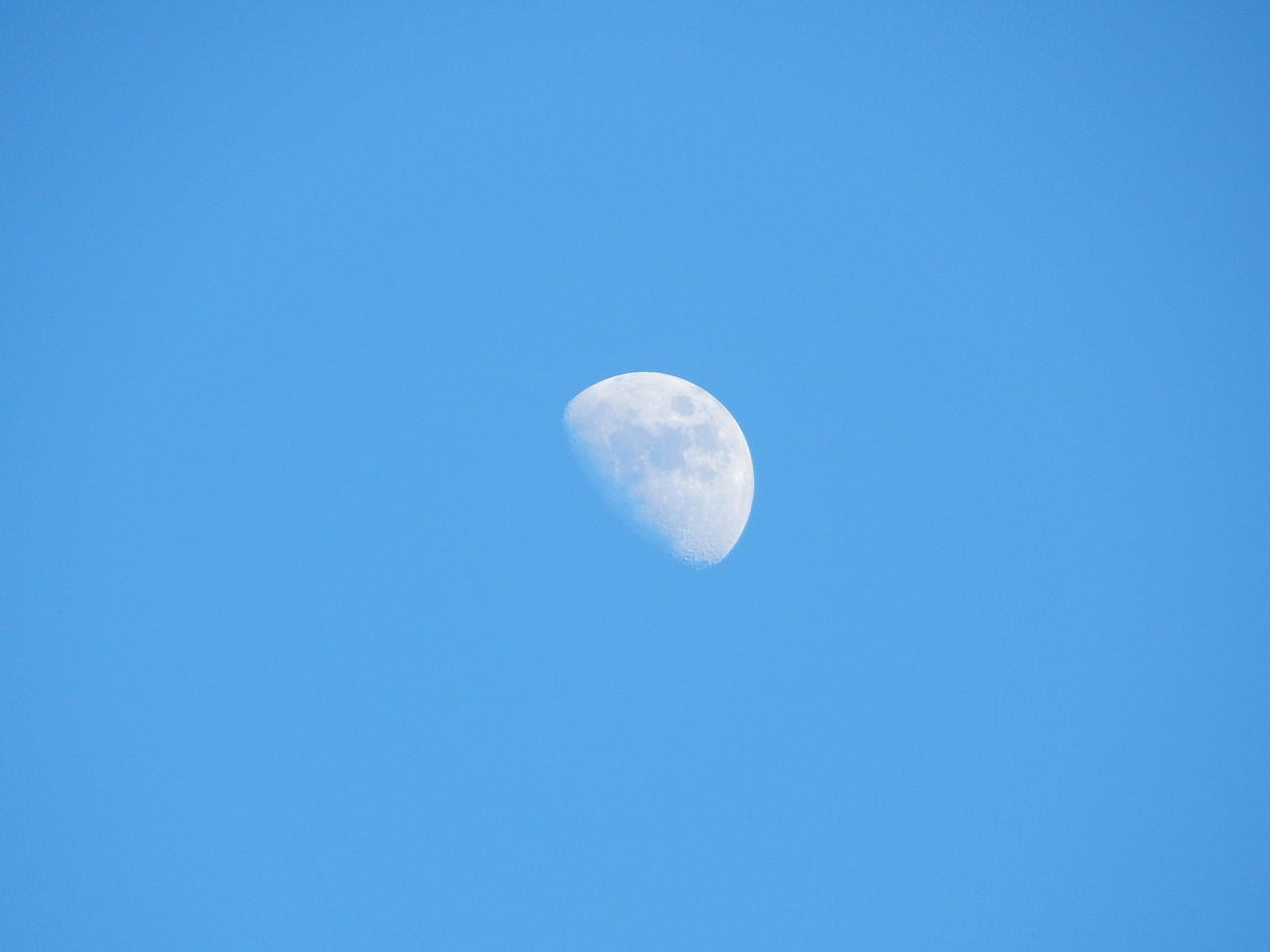 moon day sky free photo