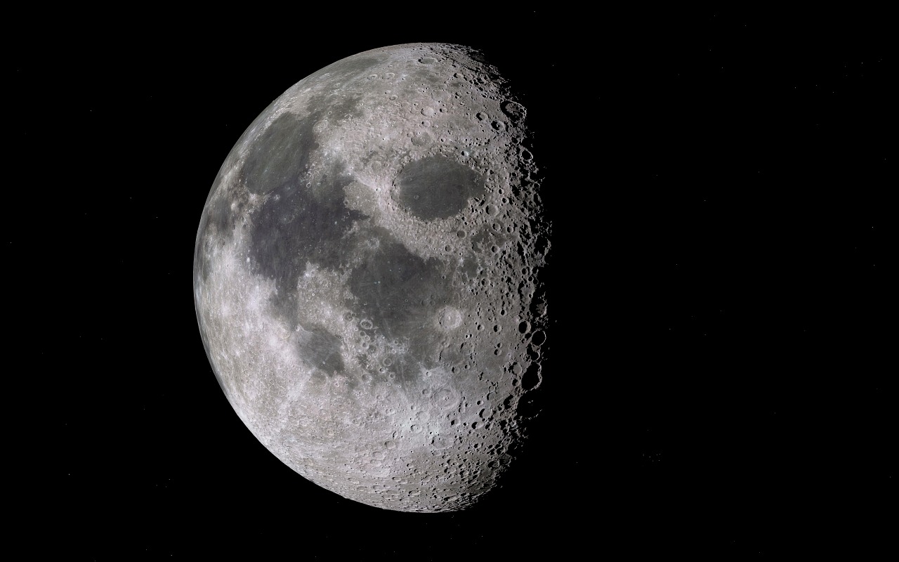 moon satellite space free photo