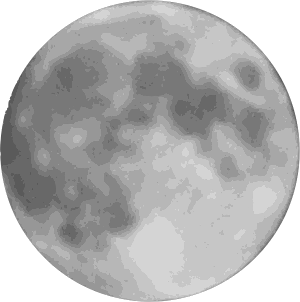 Moon in space illustration, Full moon, Moon transparent background PNG  clipart