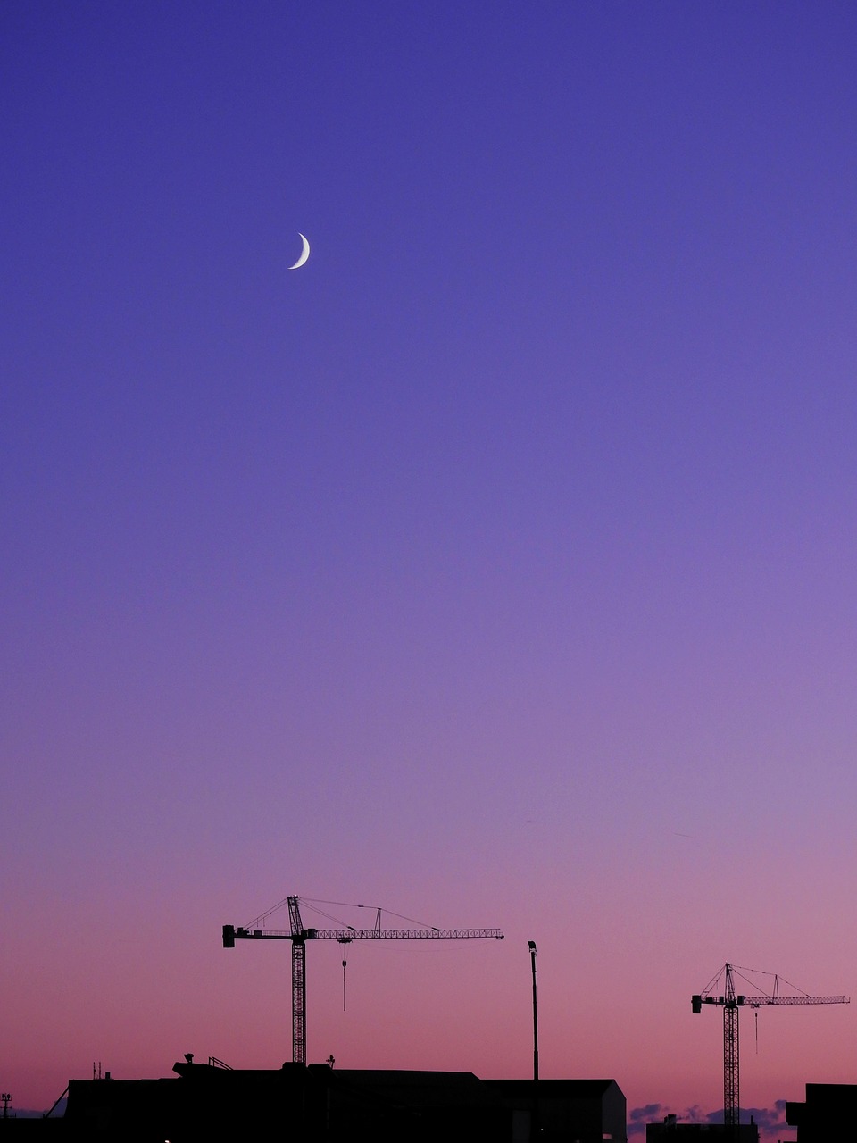 moon silhouette atmosphere free photo