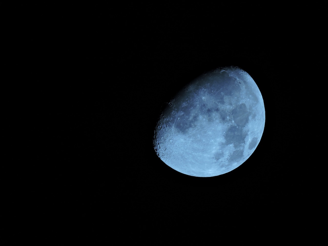 moon blue moon astronomy free photo