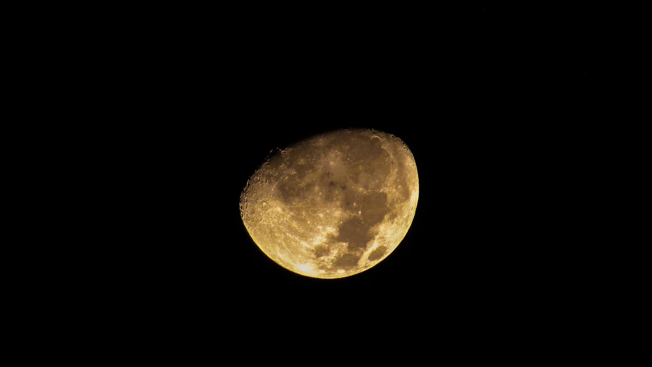 moon satellite sky free photo