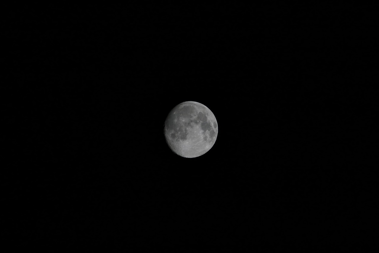 moon night dark free photo