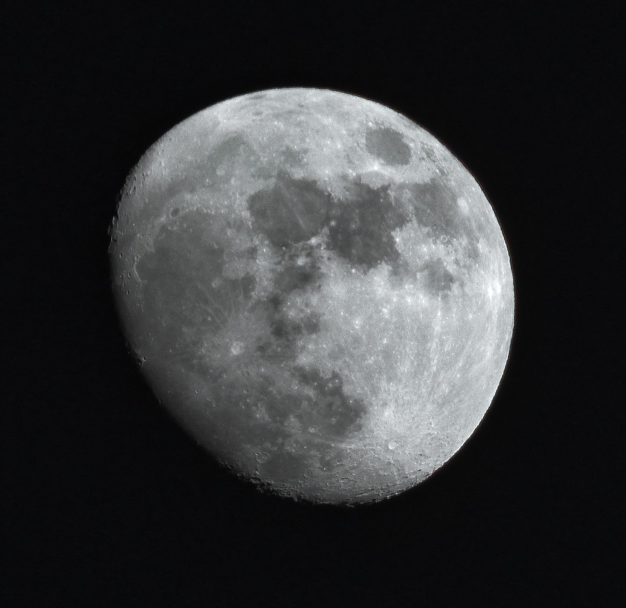 moon detail satelite free photo