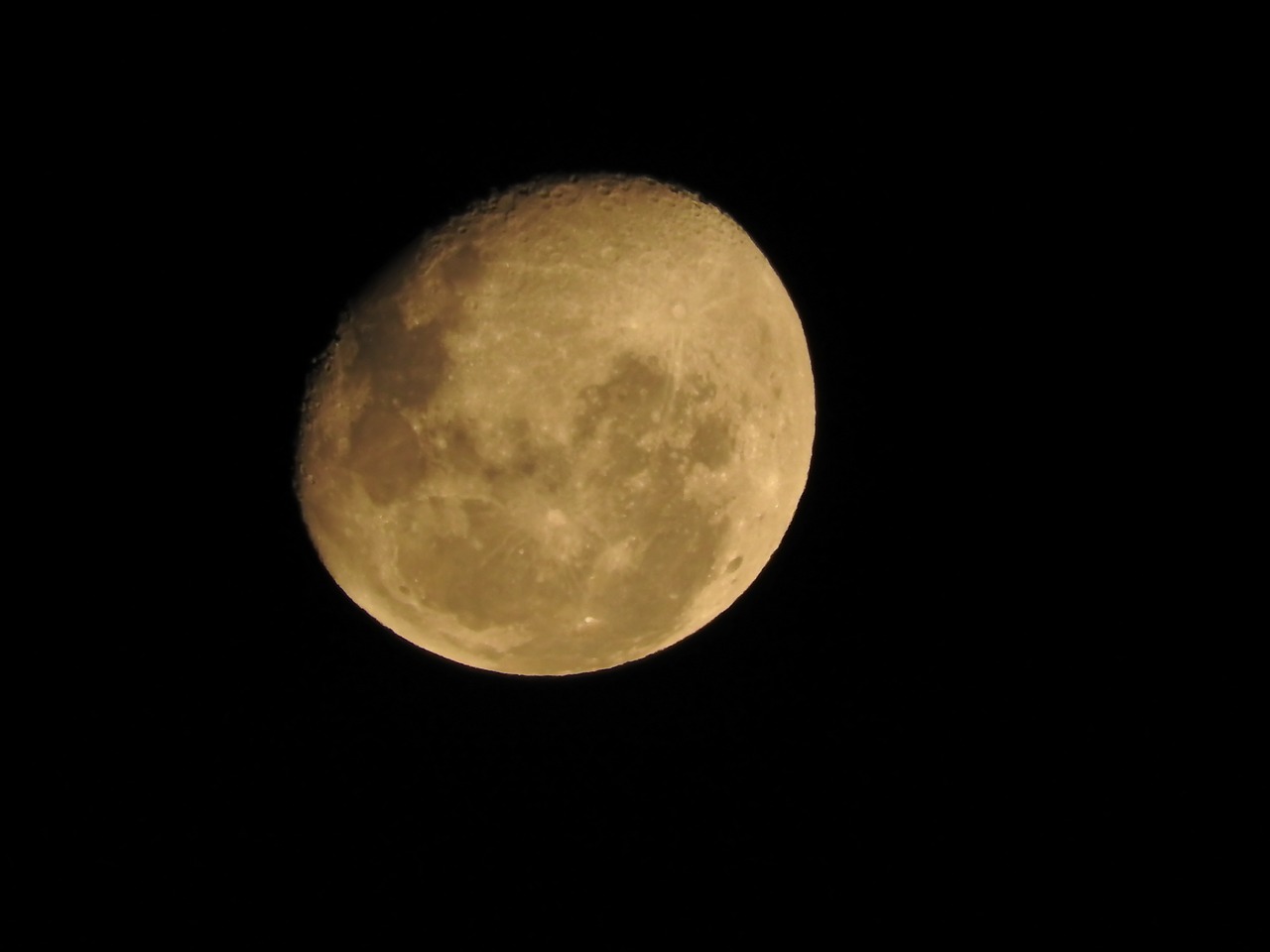 moon night astronomy free photo