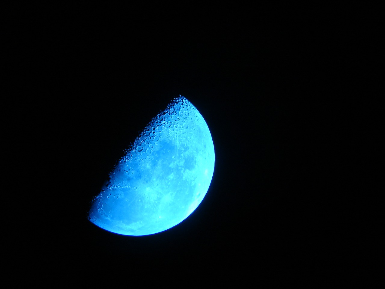 moon crescent sky free photo