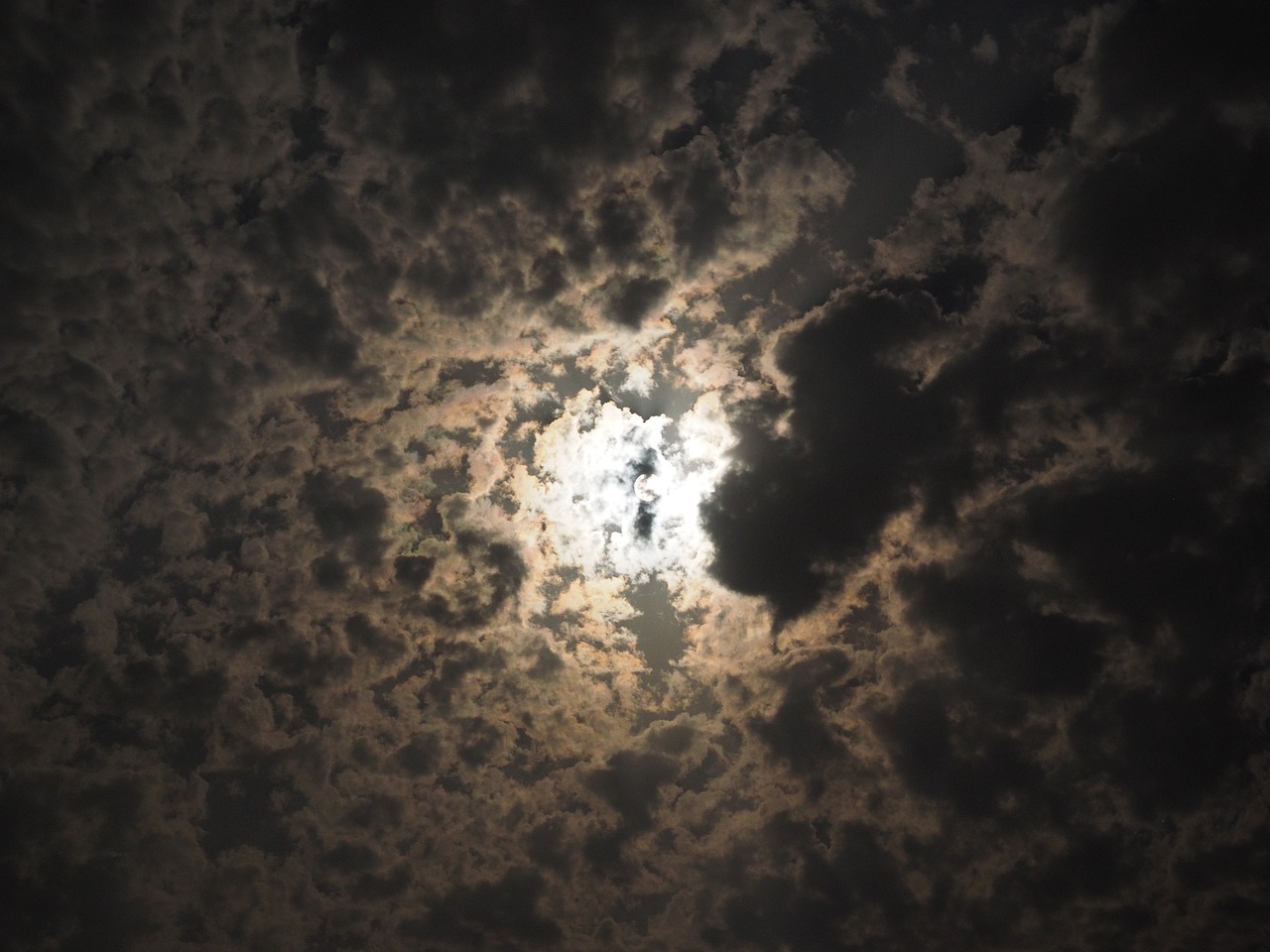 moon night sky free photo