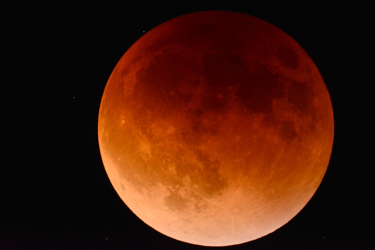 moon eclipse space free photo