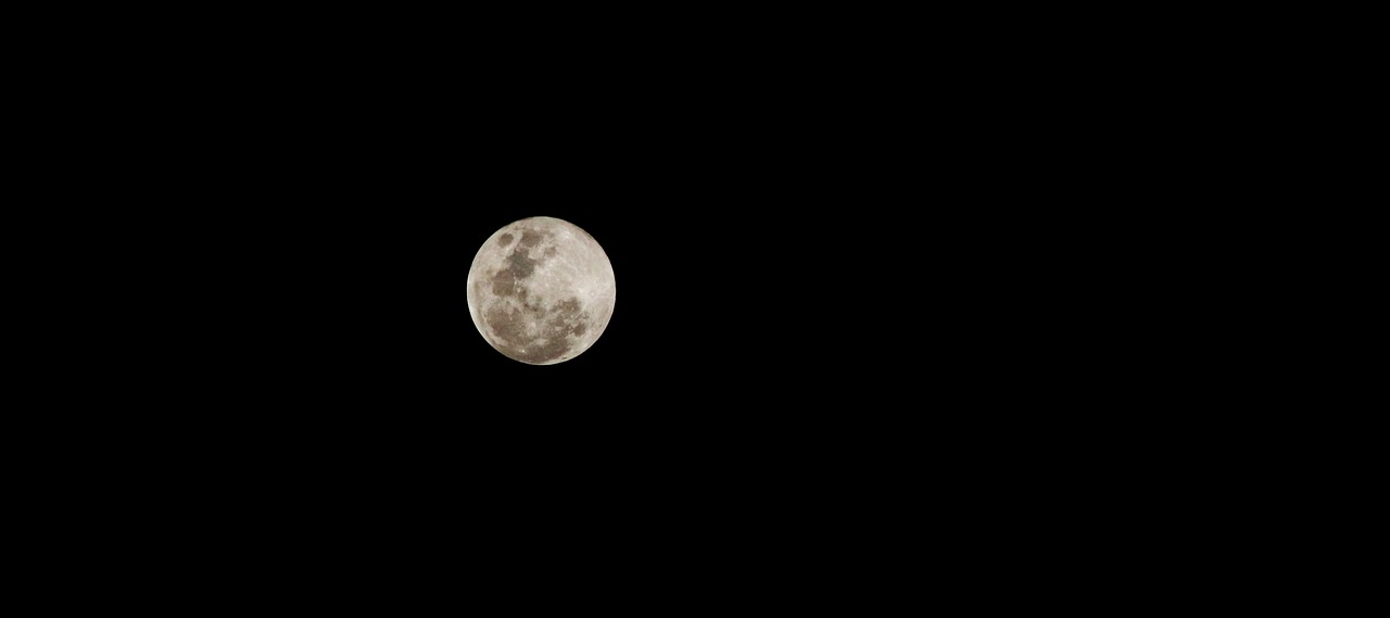 moon night sky free photo