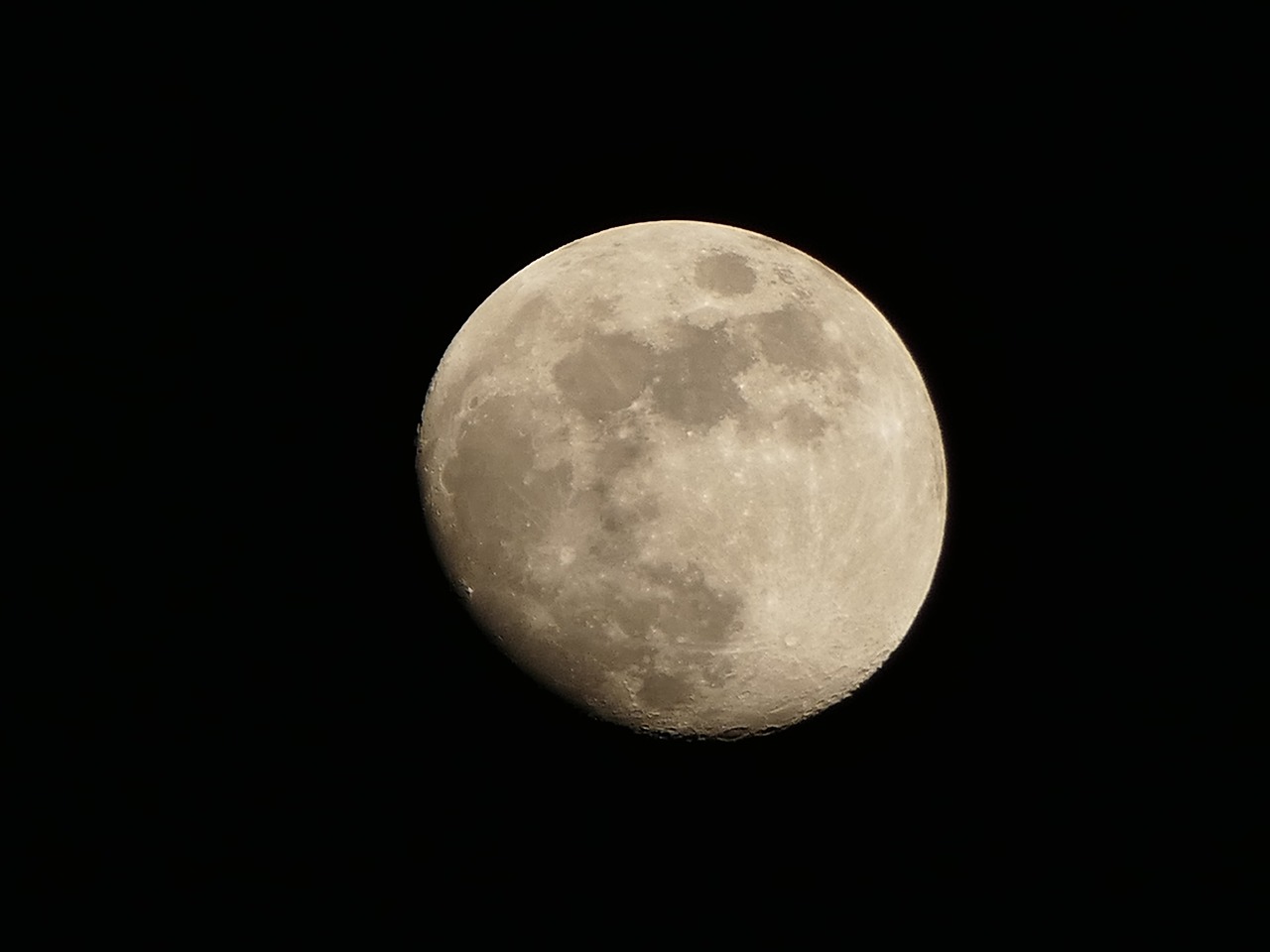 moon night space free photo