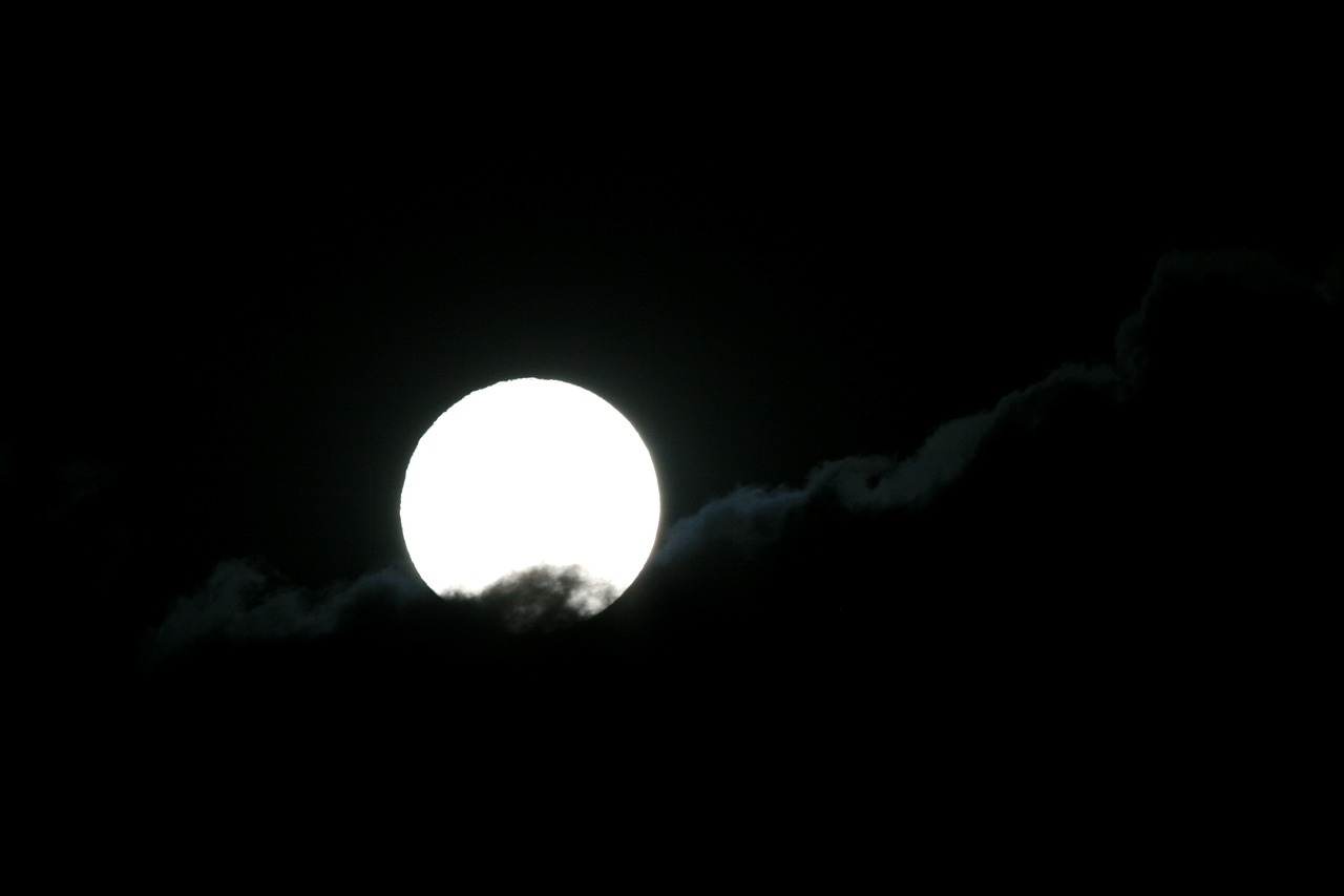 moon full moon bright free photo