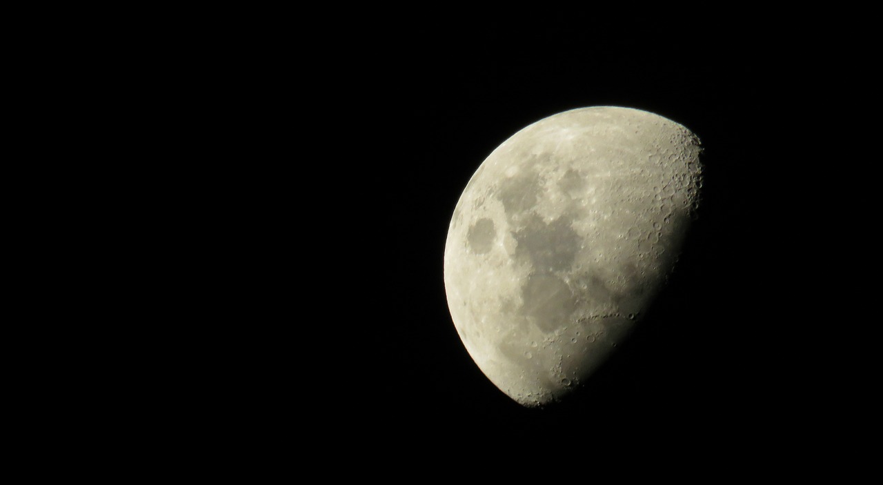 moon night lunar surface free photo