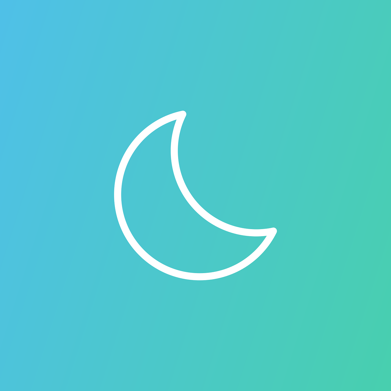 moon icon weather free photo