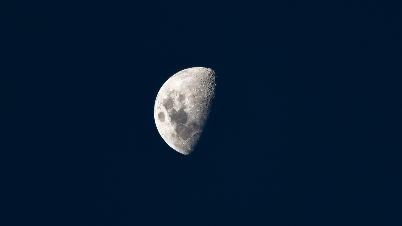moon space telescopic free photo