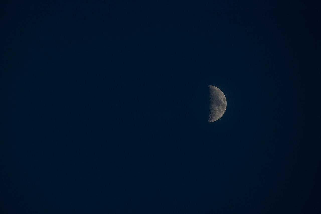 moon luna astronomy free photo