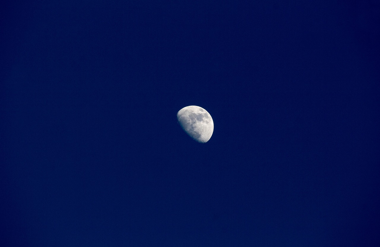 moon sky astronomy free photo