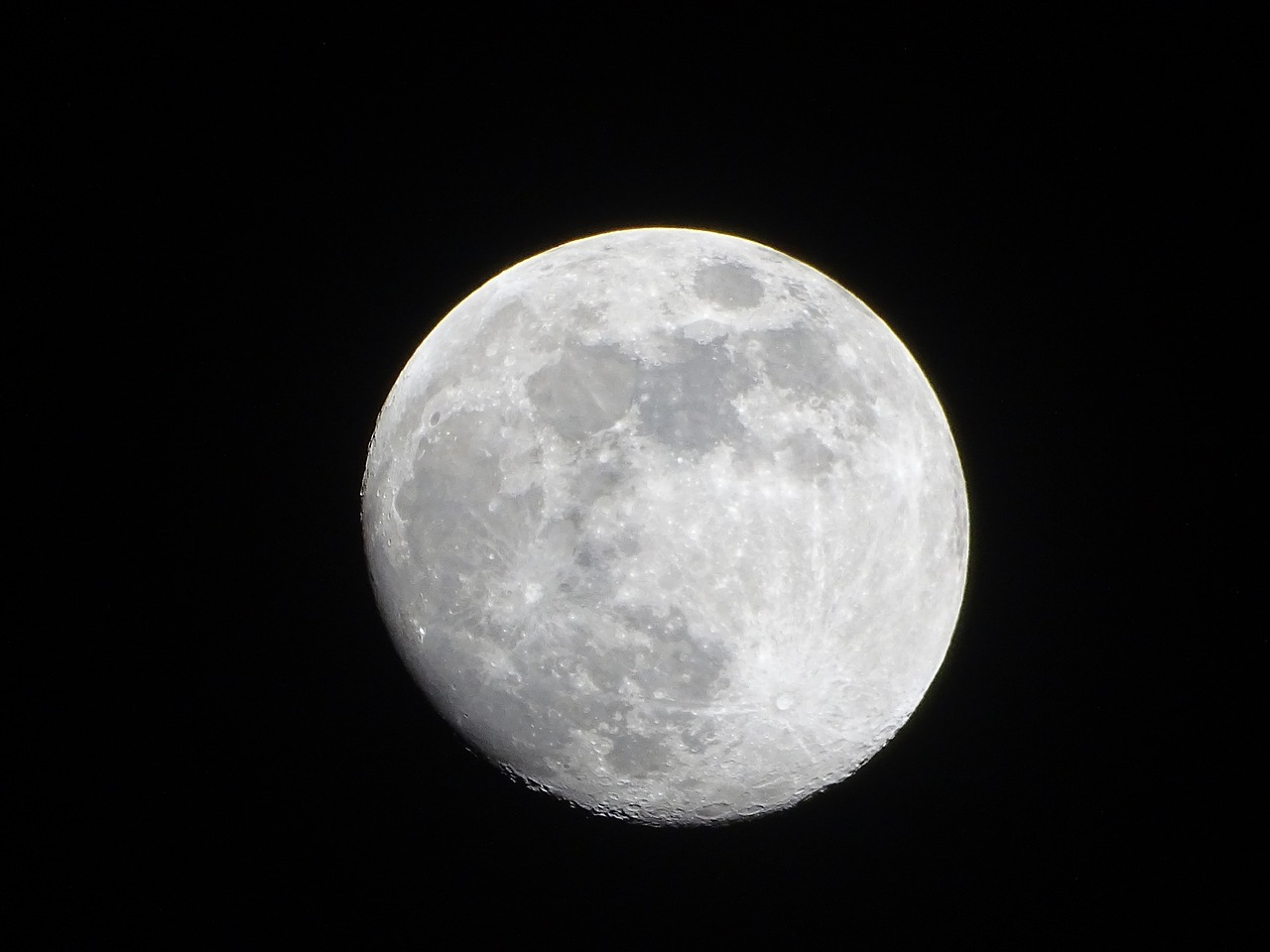 moon astronomy evening free photo