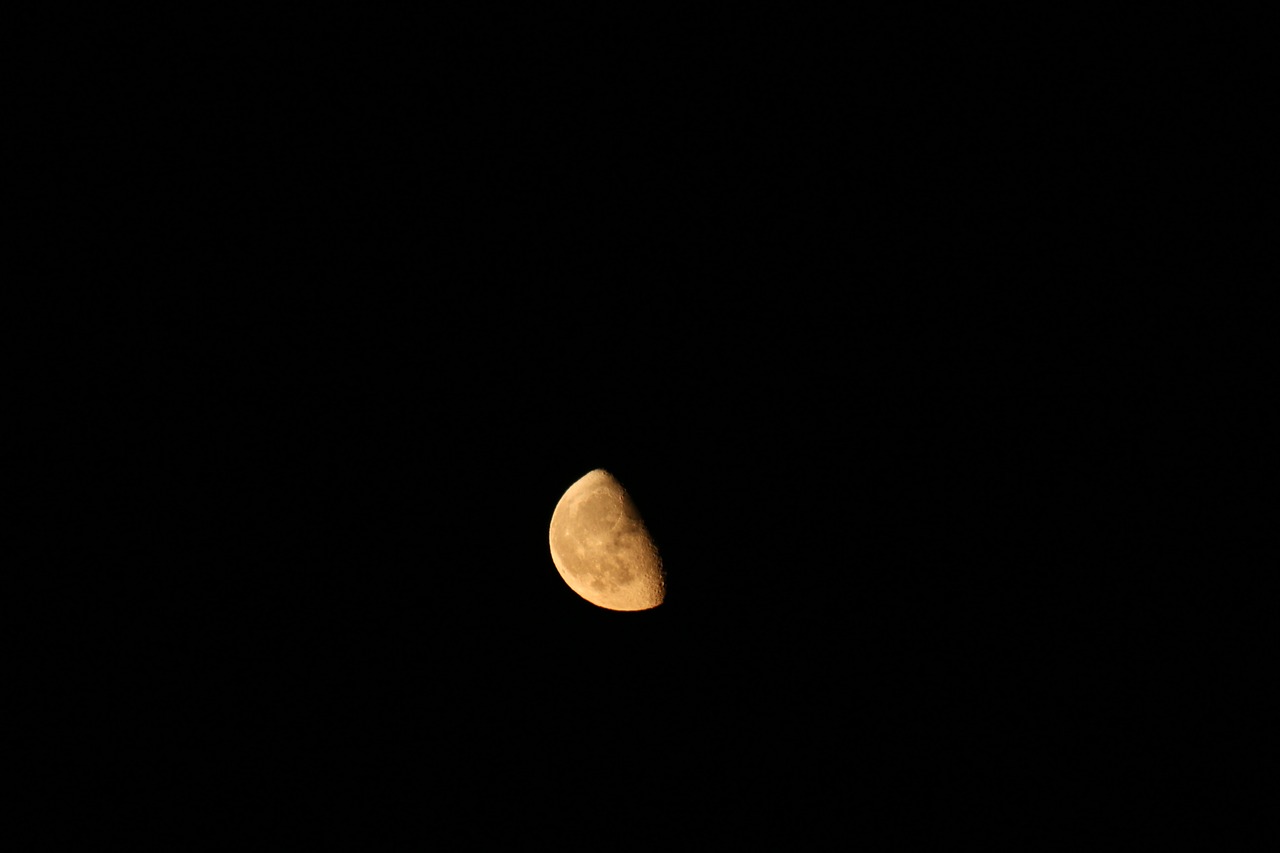 moon  crescent  night free photo