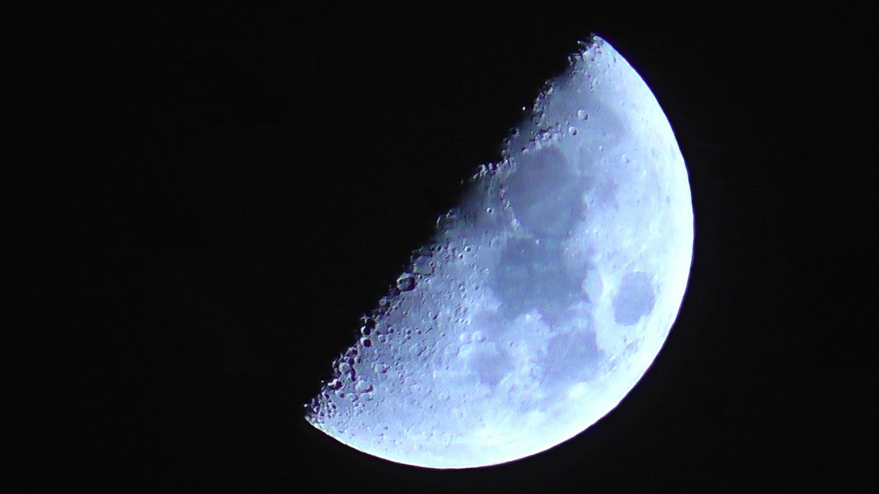 moon moon by night lunar free photo