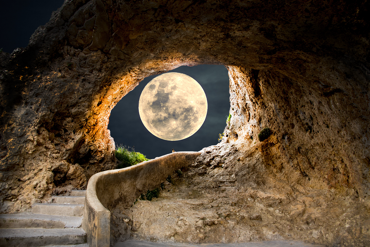 moon  tunnel  light free photo