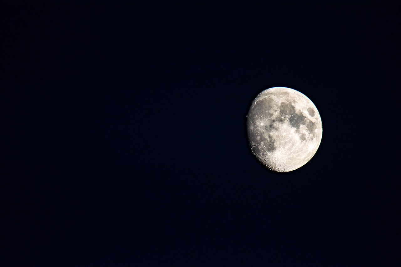 moon  sky  after free photo