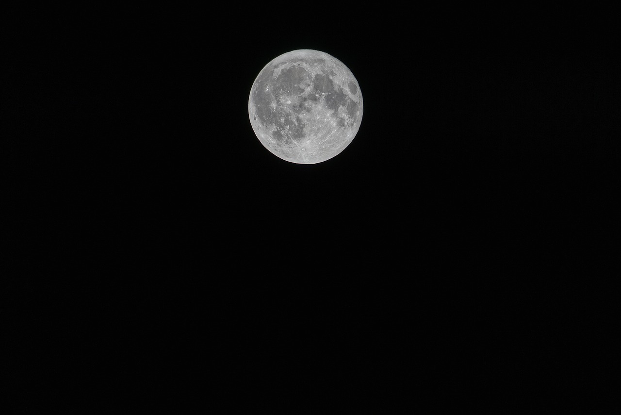 moon  night  full moon free photo