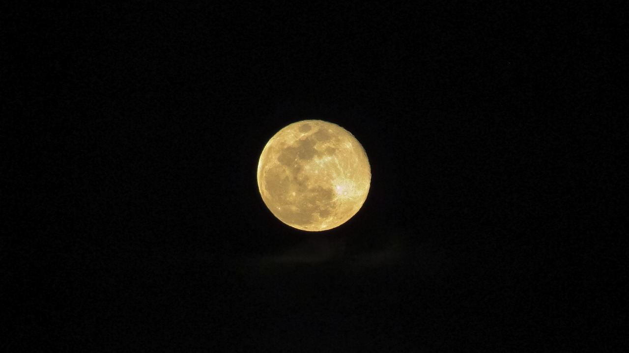 moon  clouds  night free photo