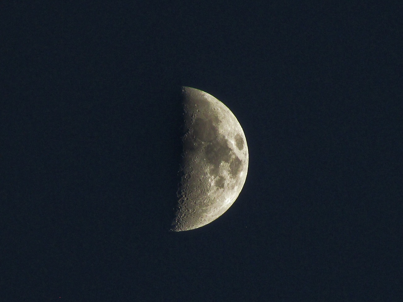 moon night crater free photo
