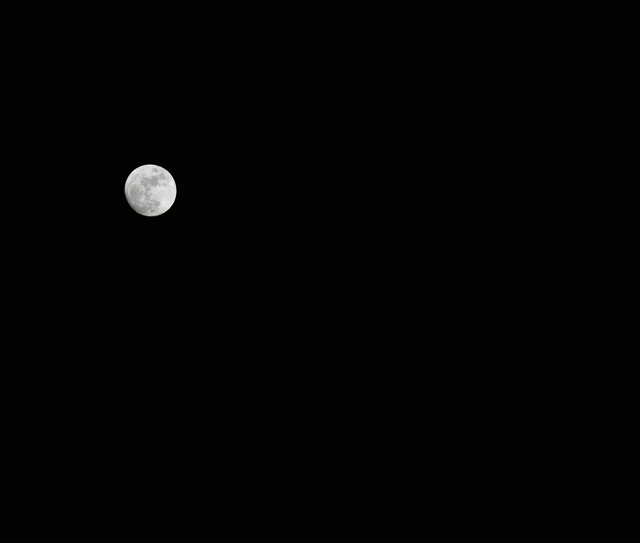 moon dark space free photo