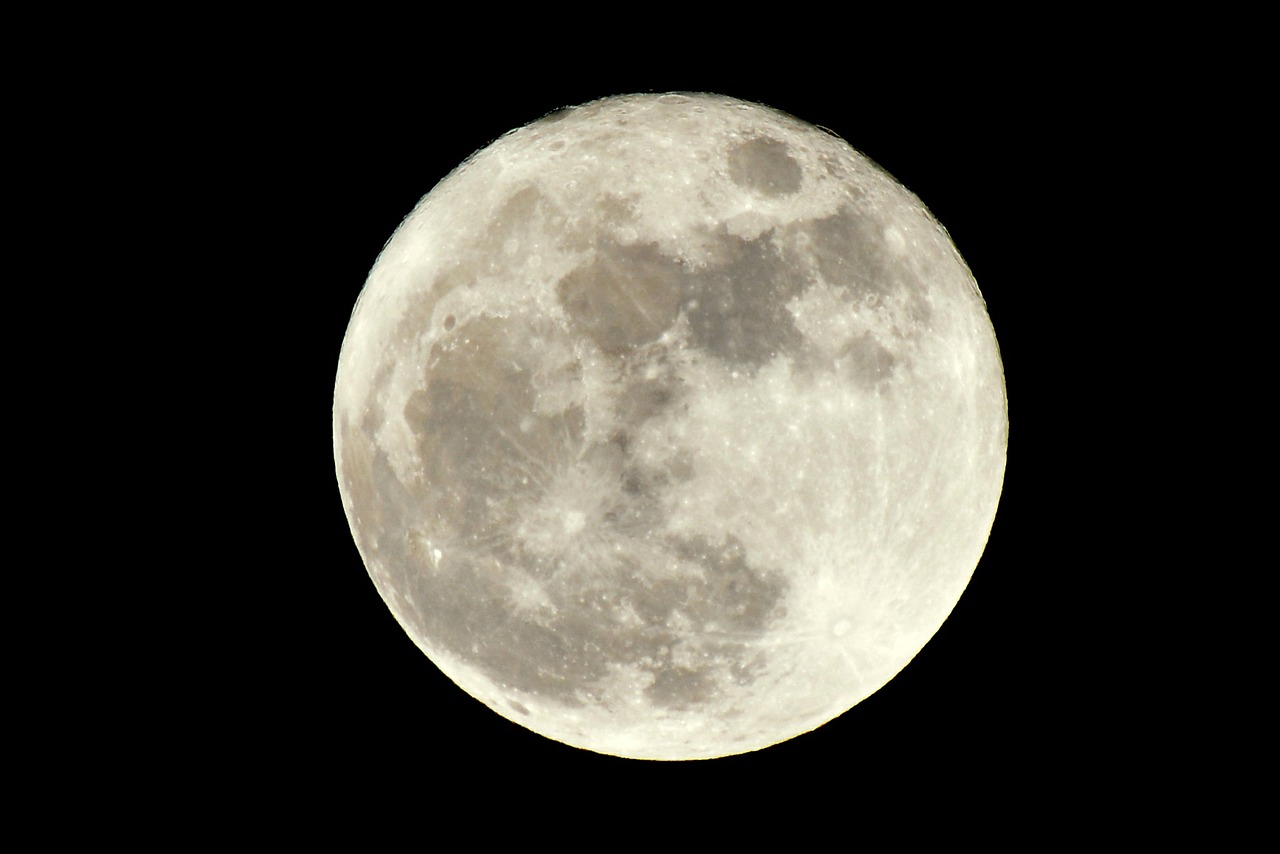 moon full moon night free photo