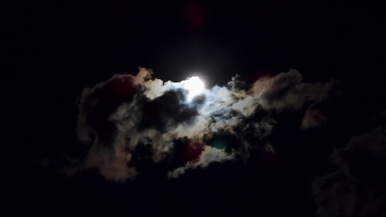 moon sky full moon free photo