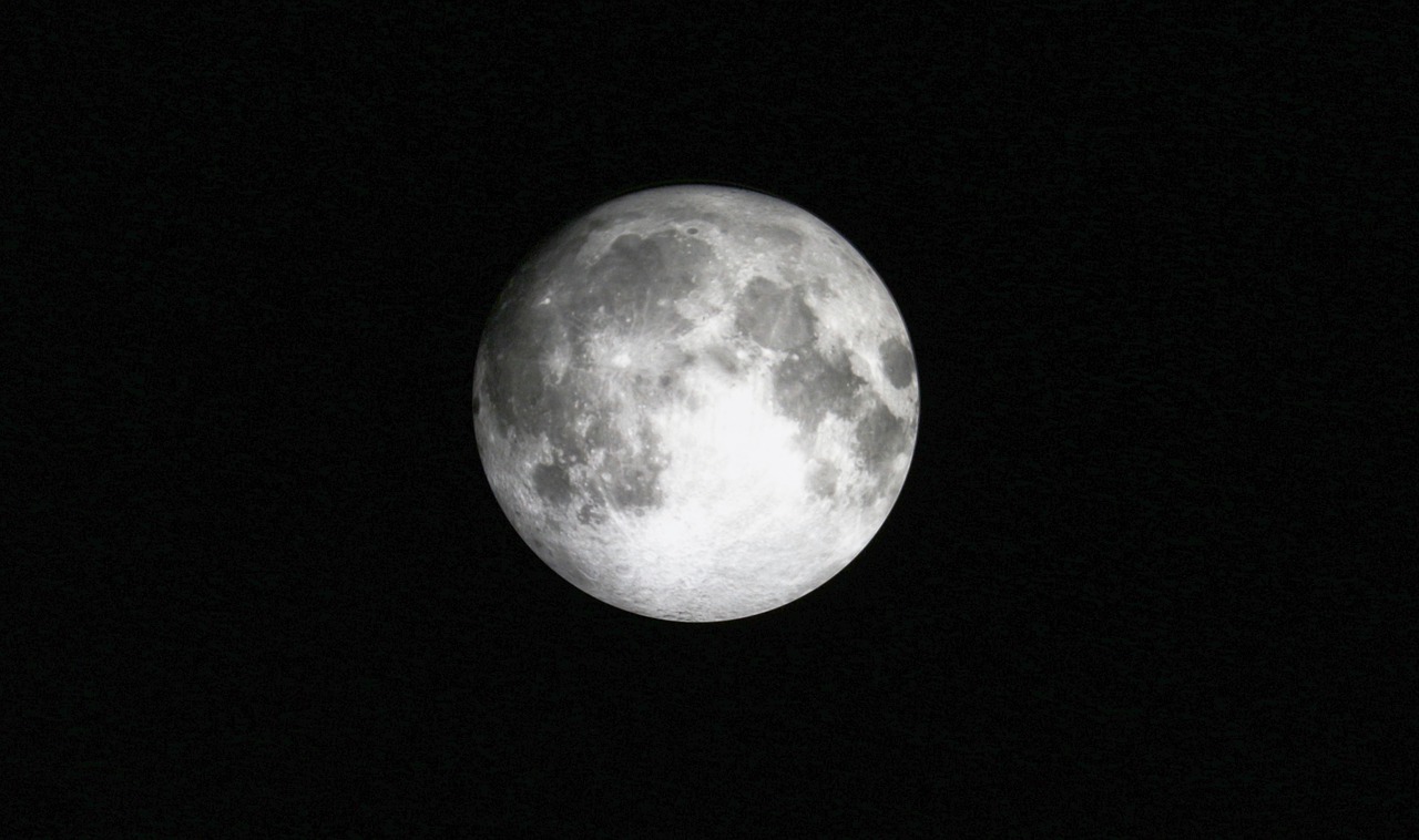 moon full moonlight free photo