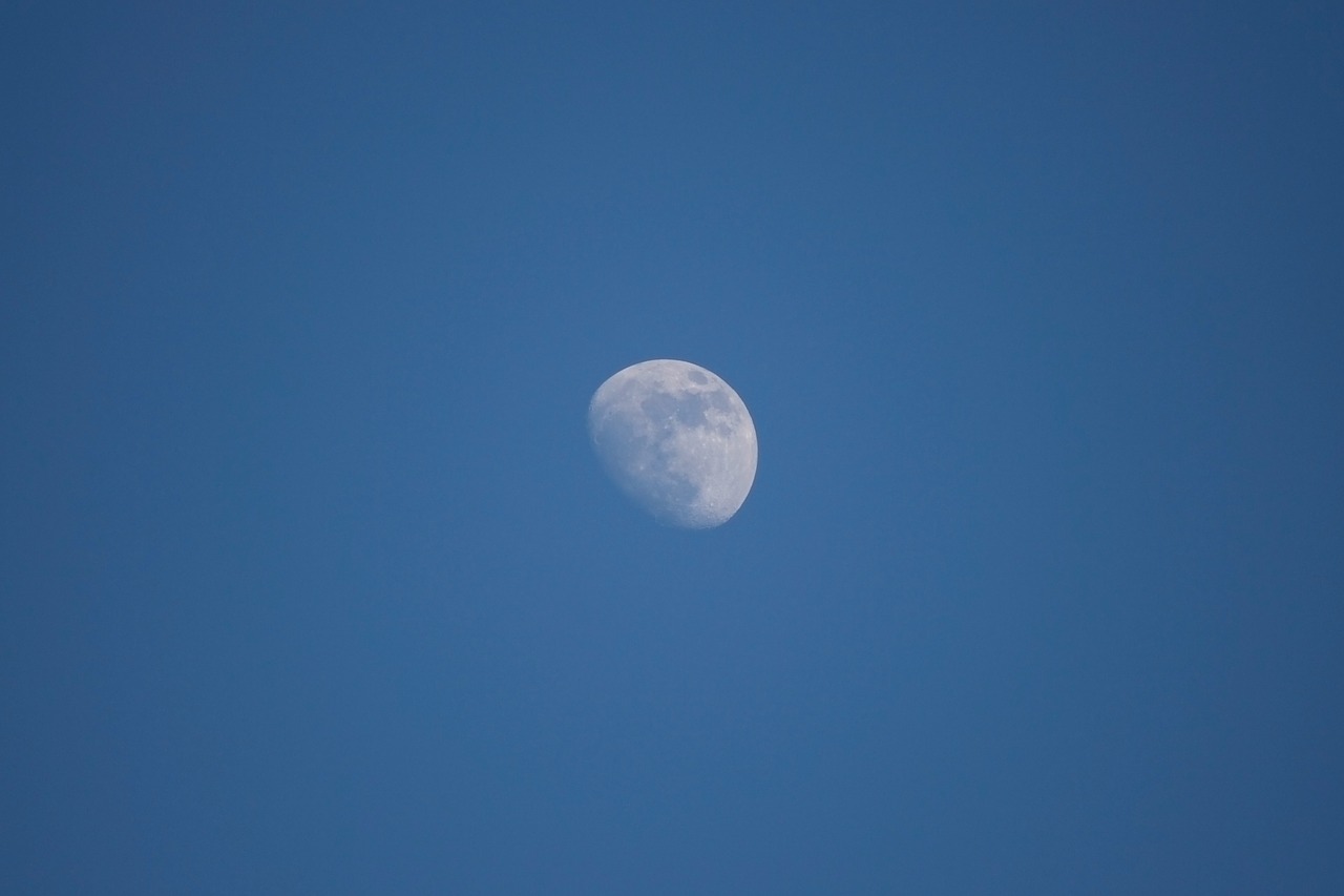 moon lunar astronomy free photo