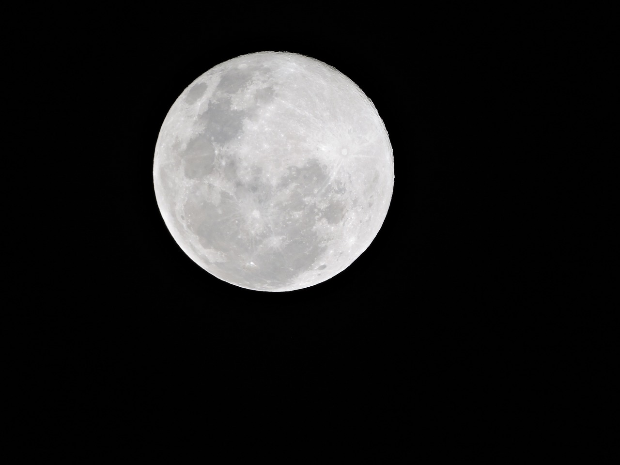 moon full moon sky free photo
