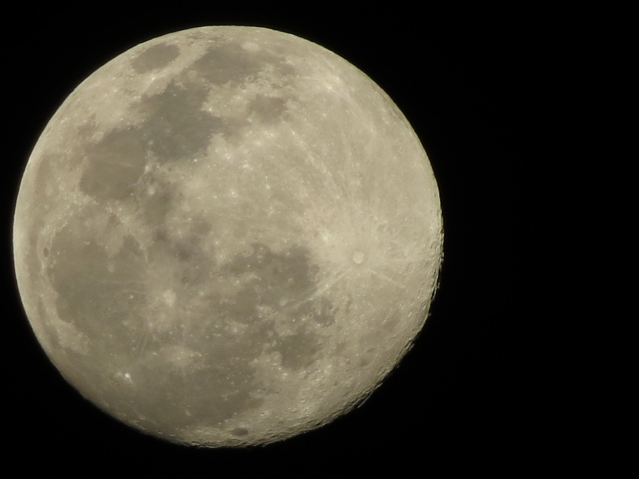 moon crater sky free photo