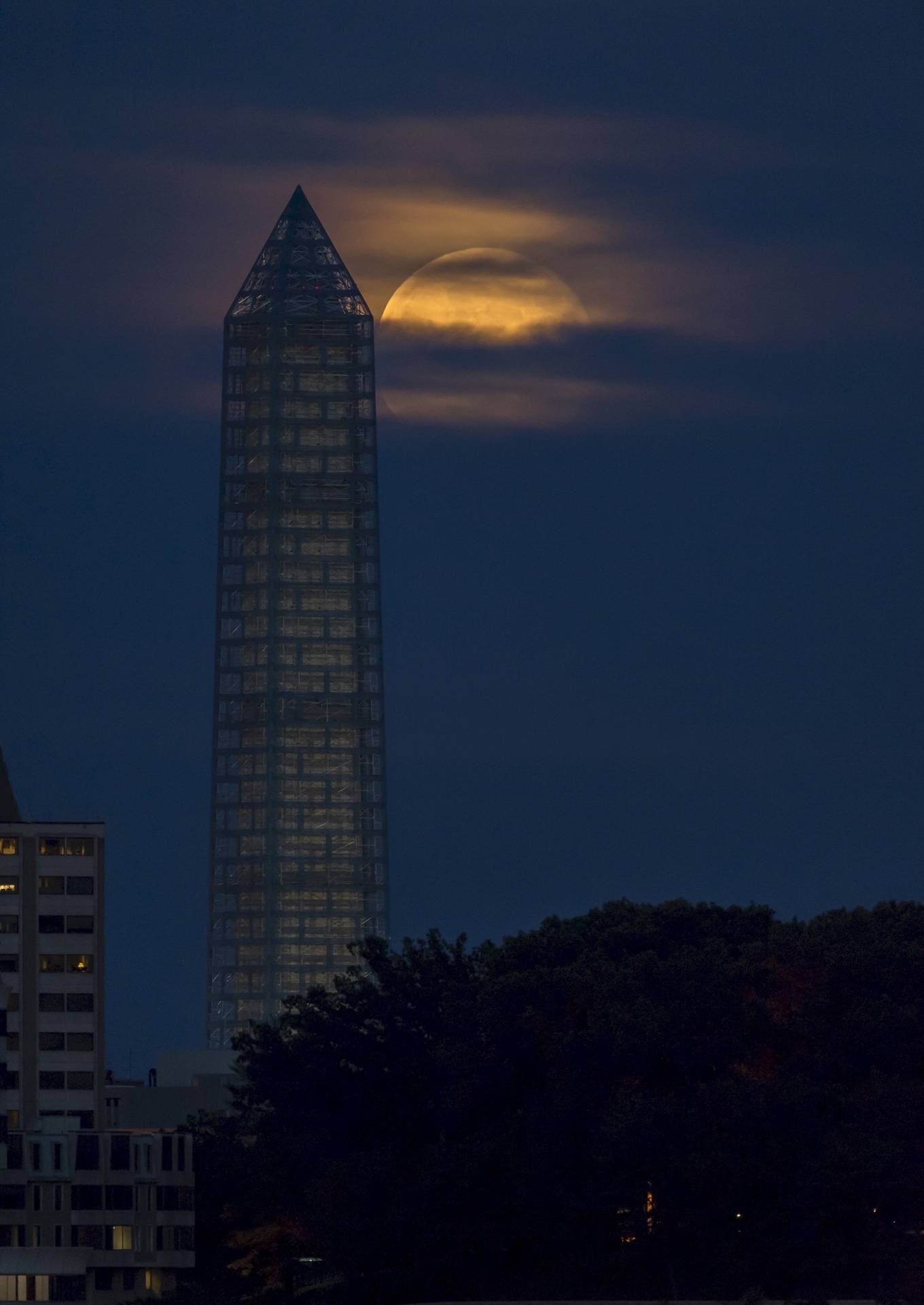 supermoon lunar moon free photo