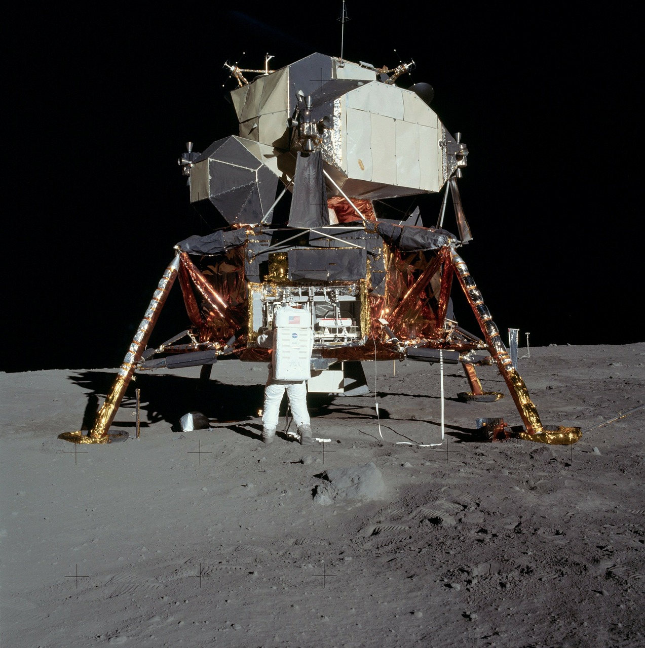 moon landing apollo 11 buzz aldrin free photo