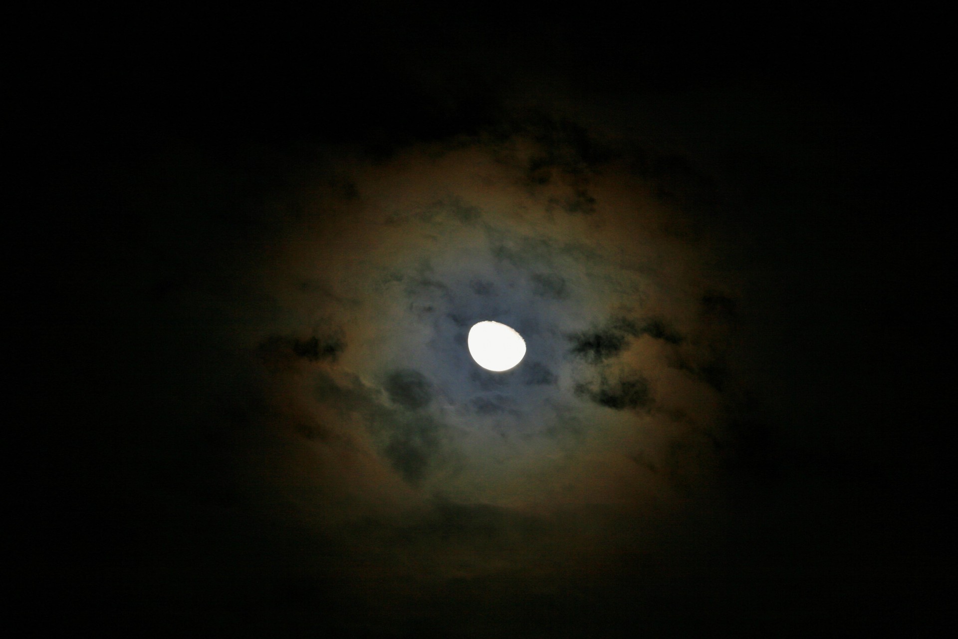 moon half bright free photo