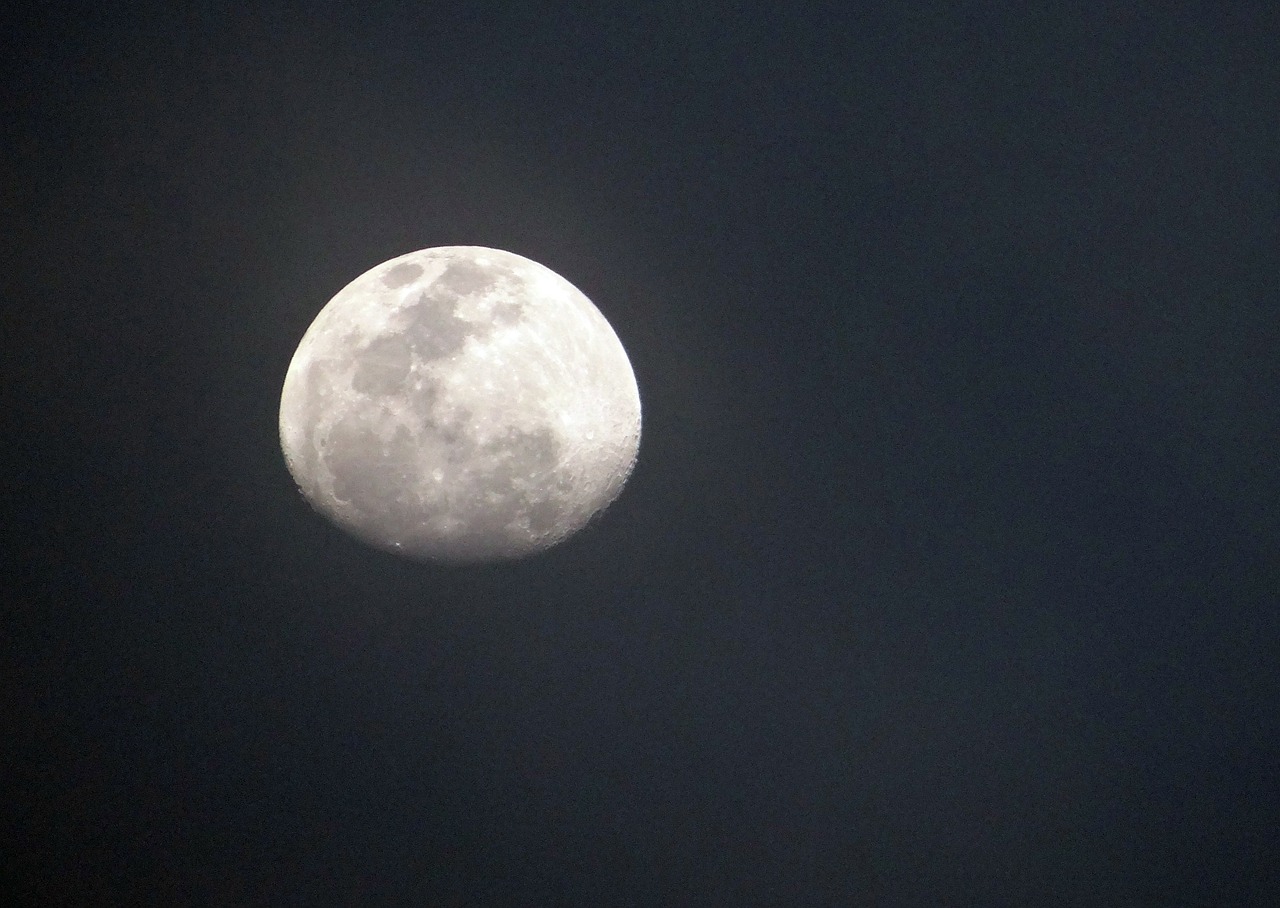moonrise moon shimoga free photo