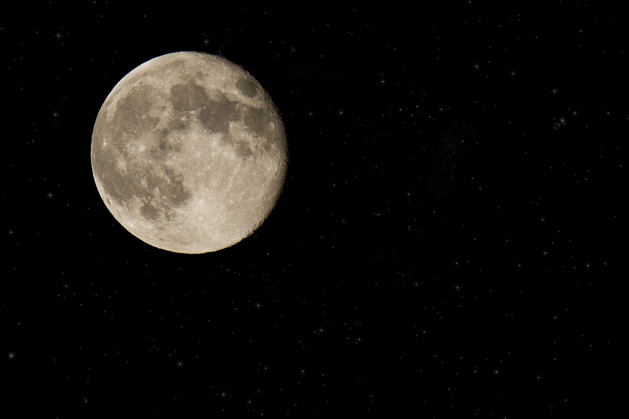 moons full moon night sky free photo