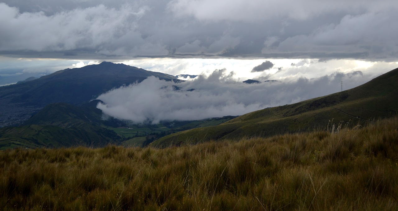 moor mountain clouds free photo