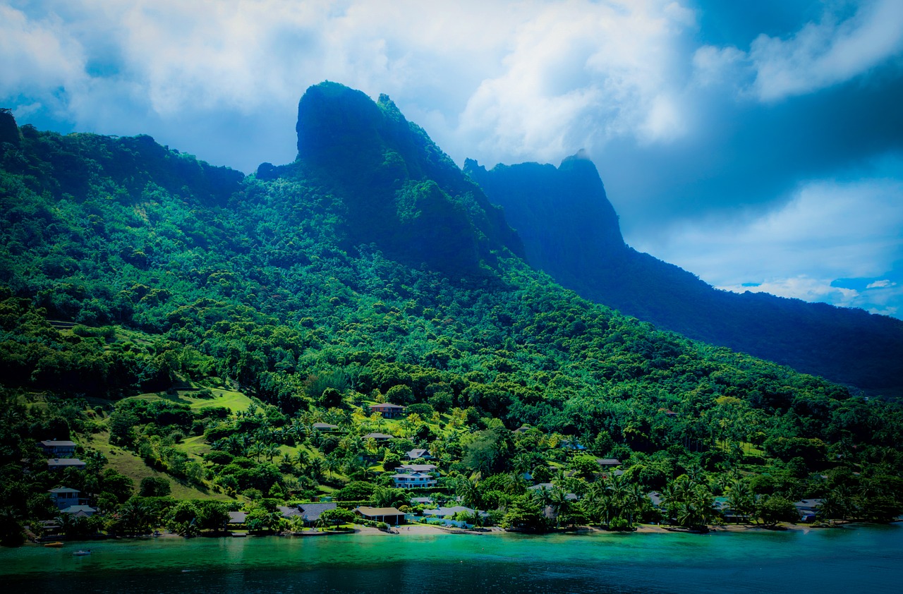 moorea french polynesia tropical free photo